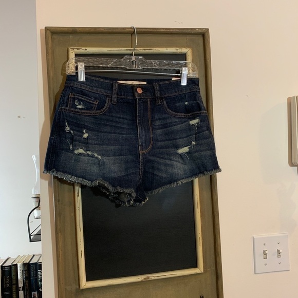 Hollister High-Rise Vintage Ripped Dark Wash - Picture 6 of 8